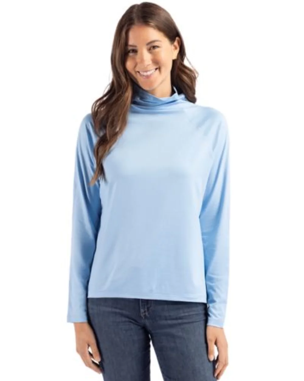 Cutter & Buck Coastline Epic Comfort Eco Recycled Col roulé pour femmes