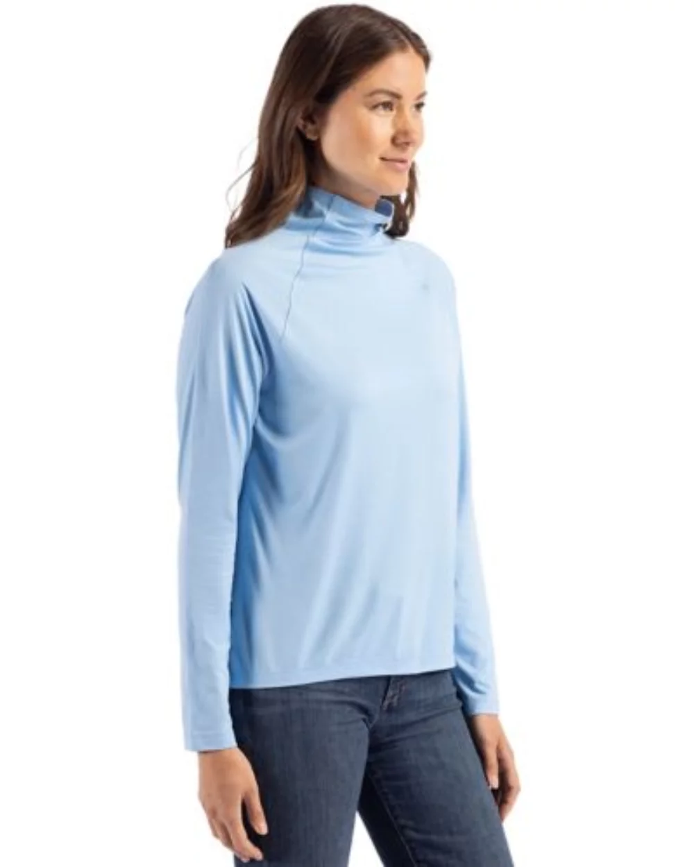 Cutter & Buck Coastline Epic Comfort Eco Recycled Col roulé pour femmes