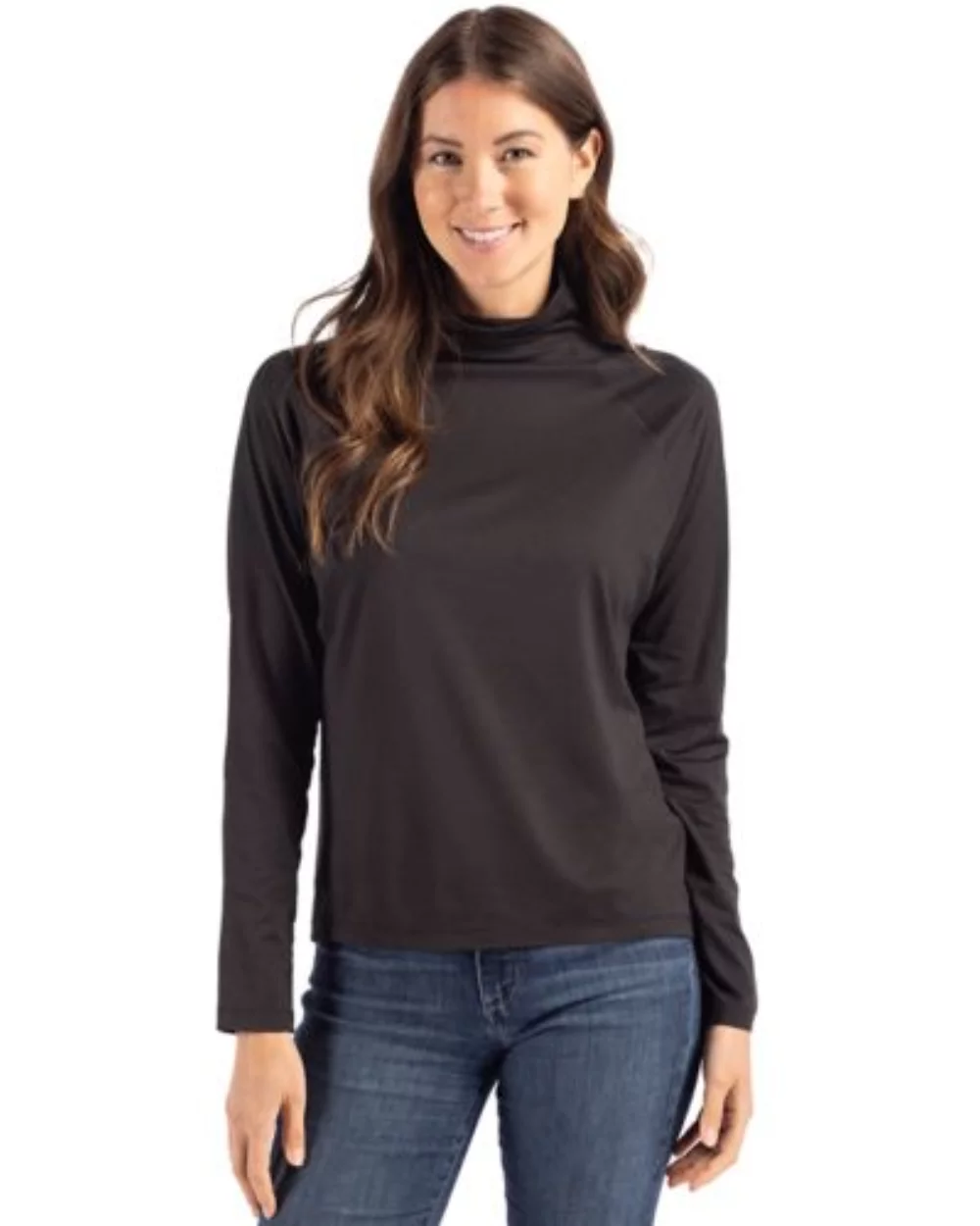 Cutter & Buck Coastline Epic Comfort Eco Recycled Col roulé pour femmes
