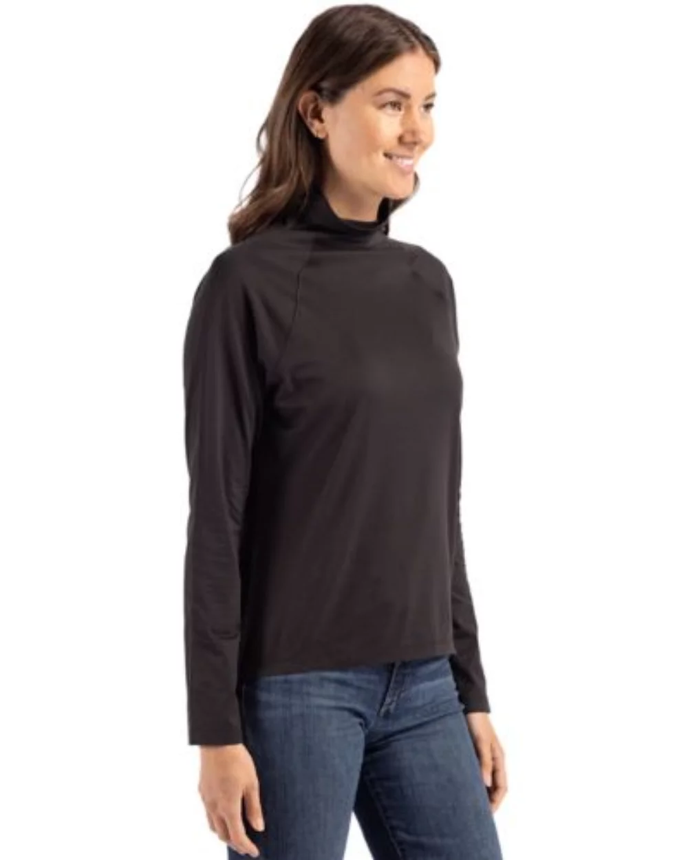 Cutter & Buck Coastline Epic Comfort Eco Recycled Col roulé pour femmes