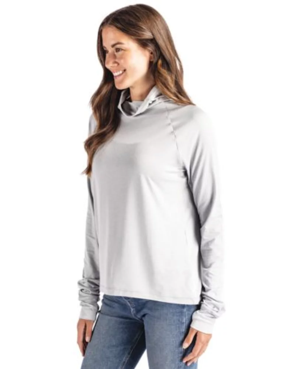 Cutter & Buck Coastline Epic Comfort Eco Recycled Col roulé pour femmes