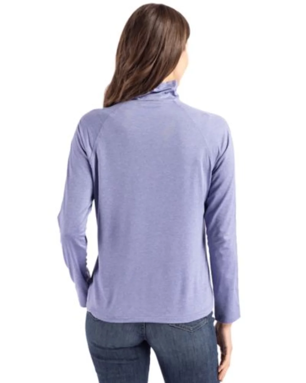 Cutter & Buck Coastline Epic Comfort Eco Recycled Womens Funnel Neck