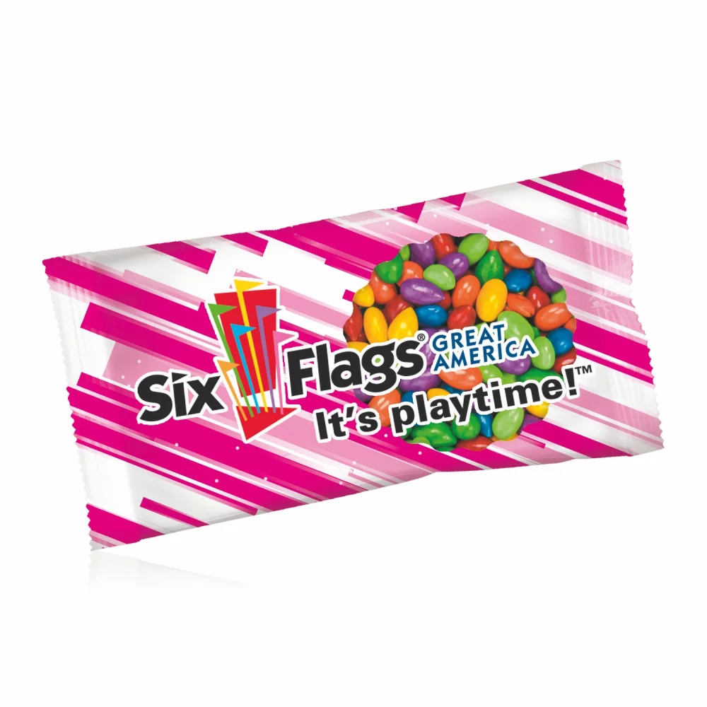 1 oz. DigiBag en couleur complète avec des graines de tournesol enrobées de chocolat