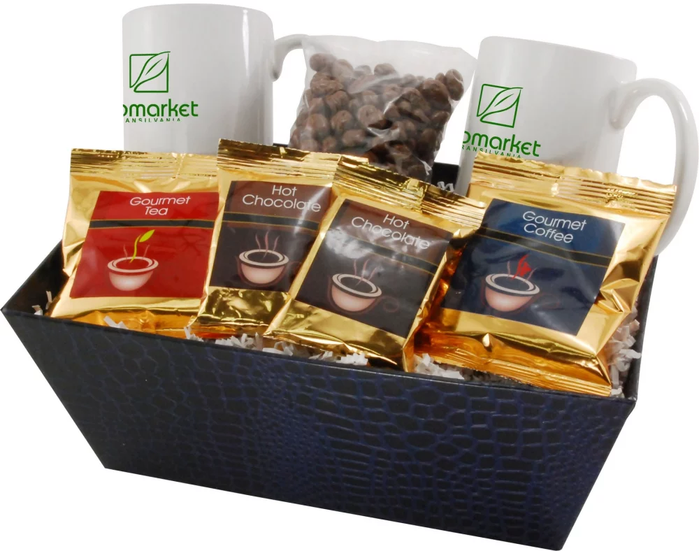 Tray w/ Mugs and Trail Mix