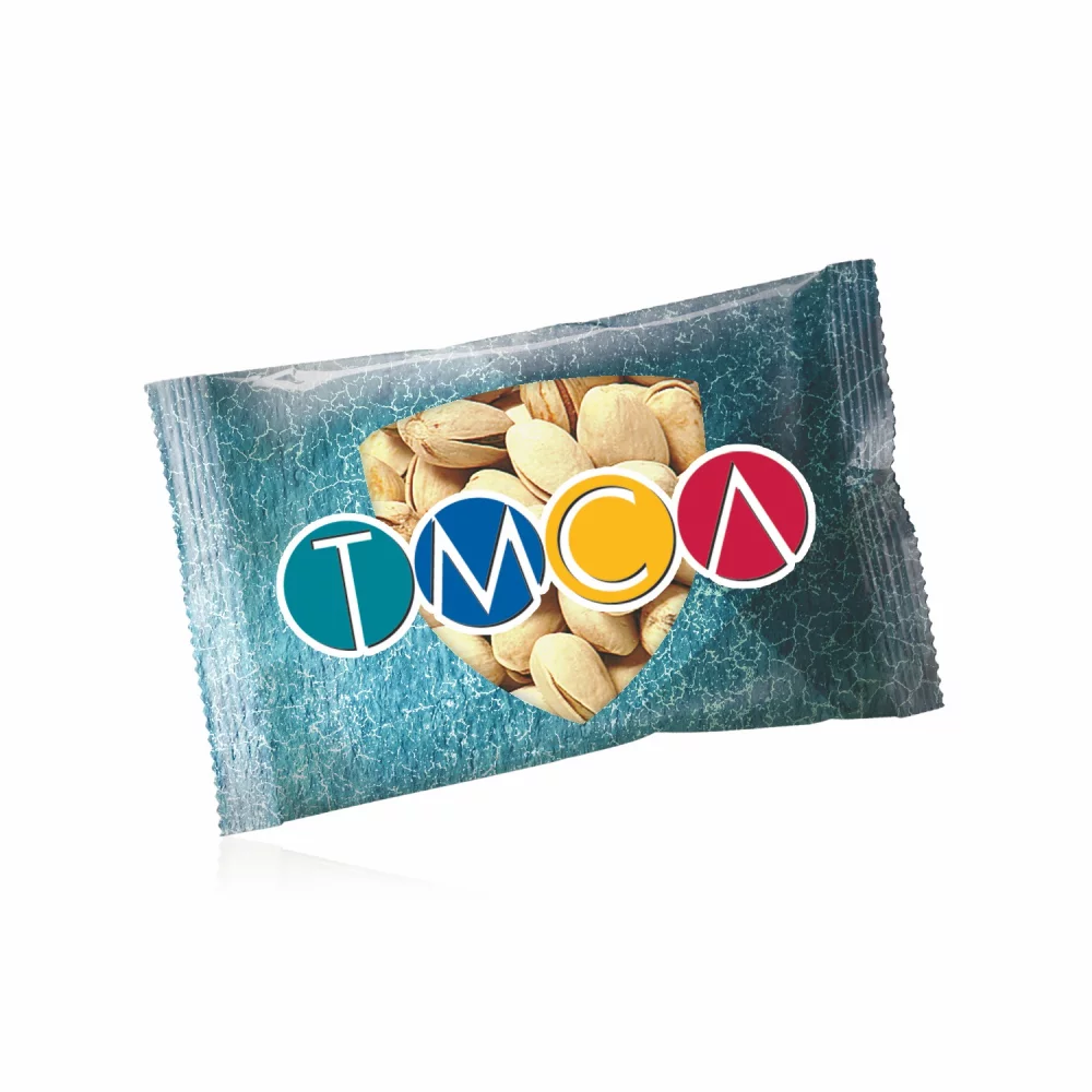 1/2 oz. DigiBag en couleur complète avec des pistaches salées géantes