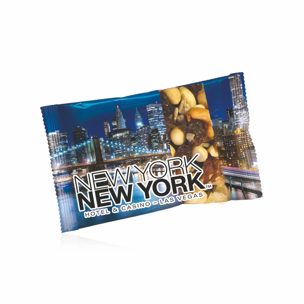 1/2 Oz. Sac numérique en couleur avec mélange de noix et raisins secs