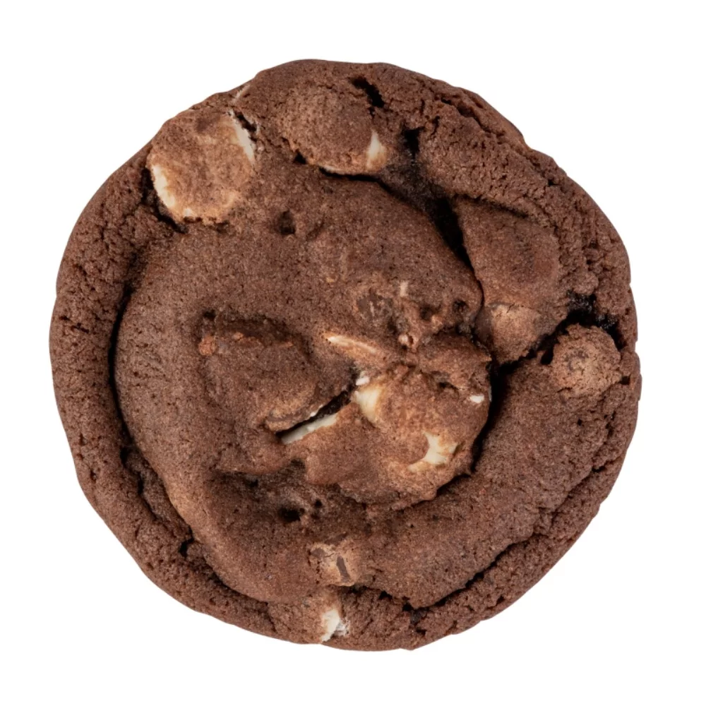 Cookie double puce au chocolat enveloppé individuellement pour un nouveau départ frais