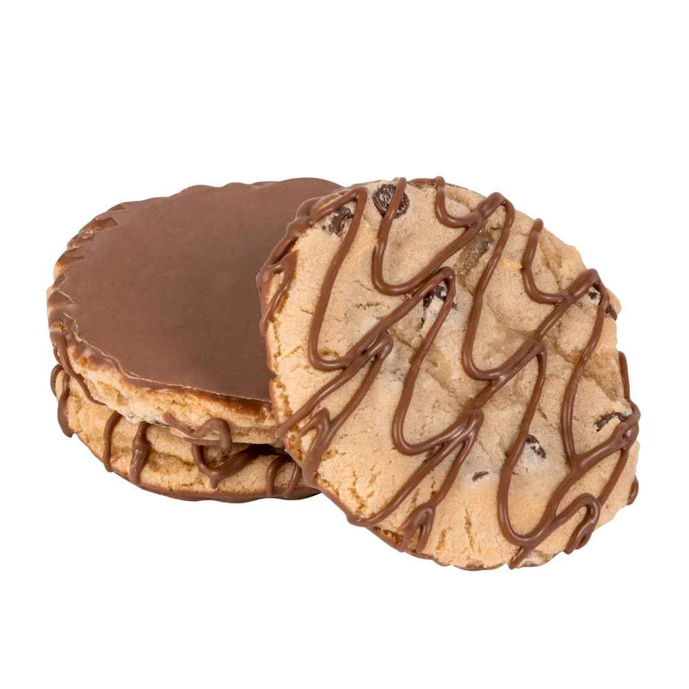 Biscuit au glaçage onctueux emballé individuellement pour un nouveau départ.