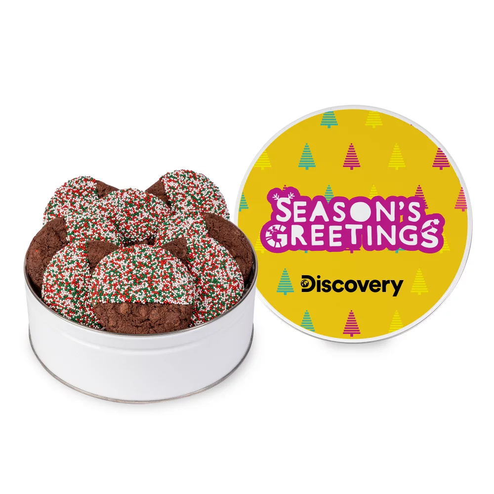 Sablé au chocolat décadent dans une boîte-cadeau