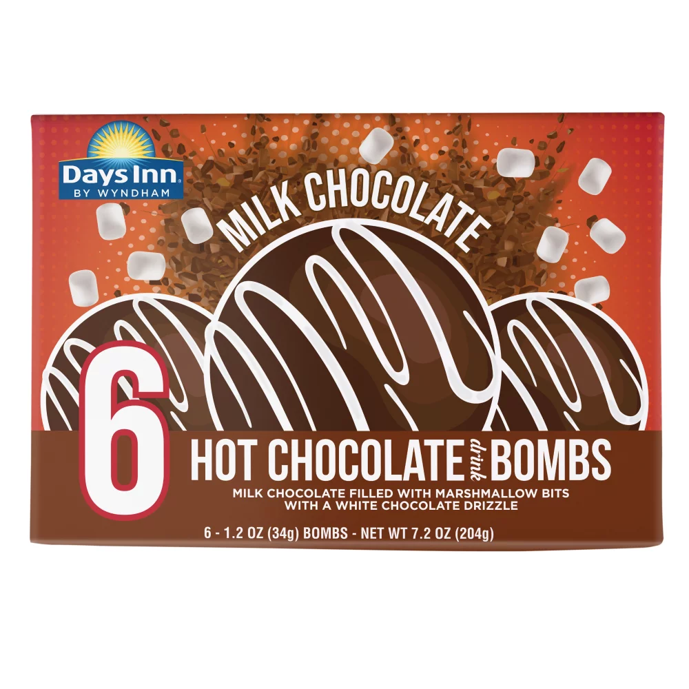 Pack de 6 bombes de chocolat chaud