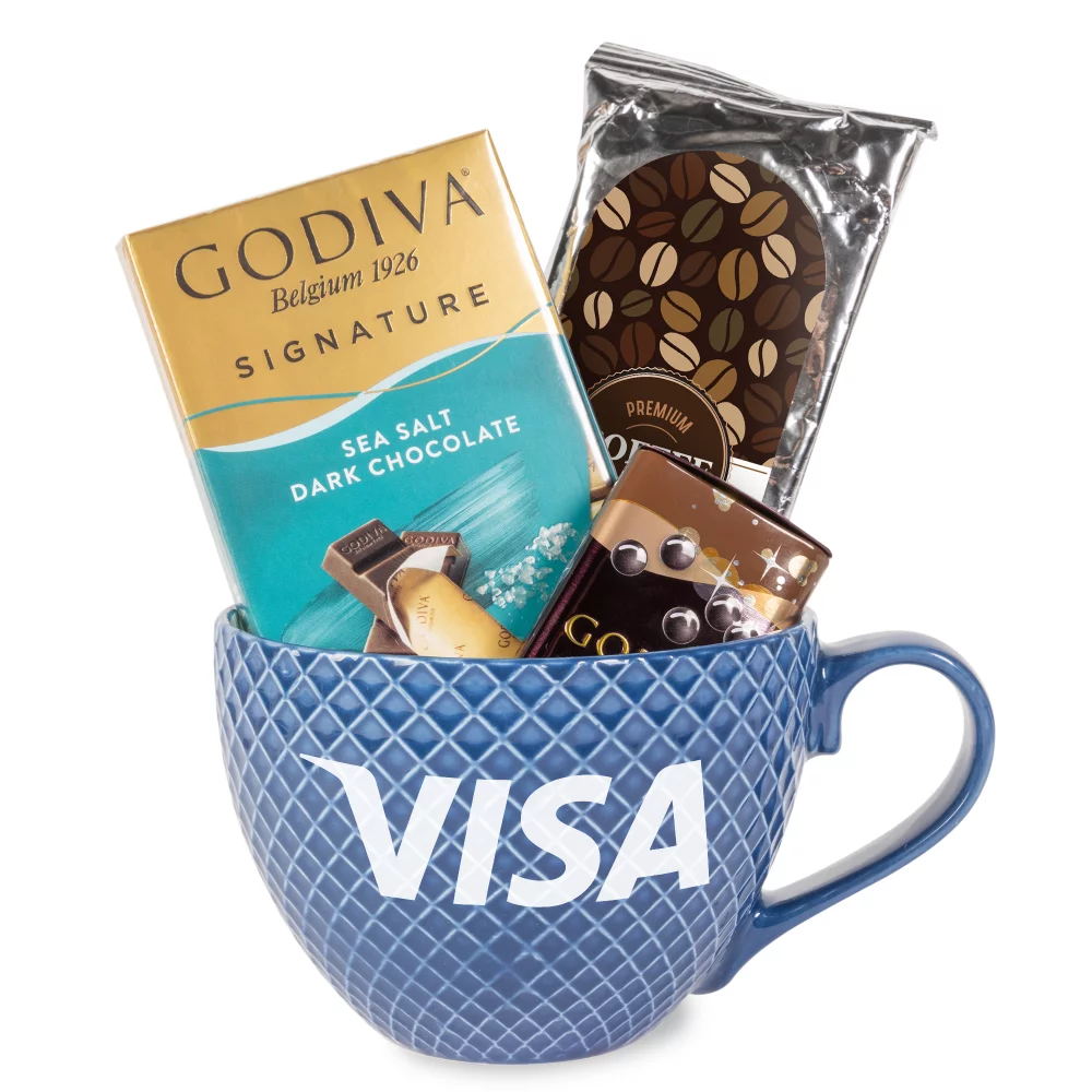 Ensemble cadeau Godiva Café et Cacao - Sel de mer