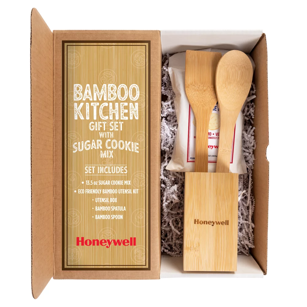 Bamboo Kitchen Gift Set with Sugar Cookie Mix