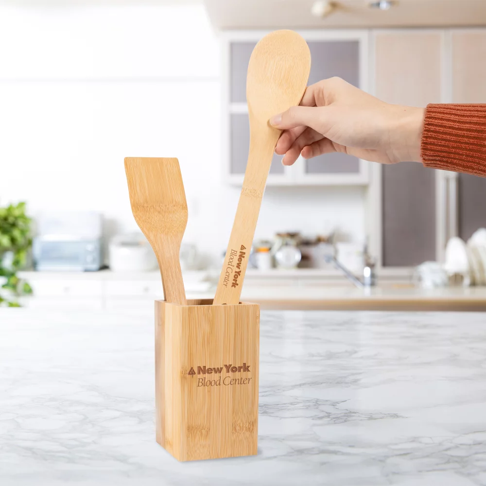 Ensemble cadeau de cuisine en bambou