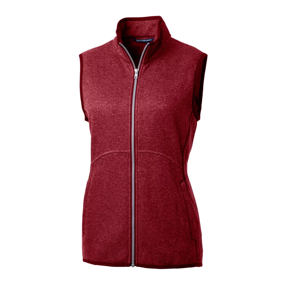 Gilet zippé pour femme en tricot Cutter & Buck Mainsail