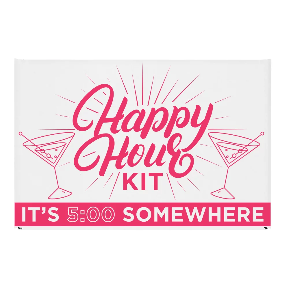 Happy Hour Cocktail Kit with Tote