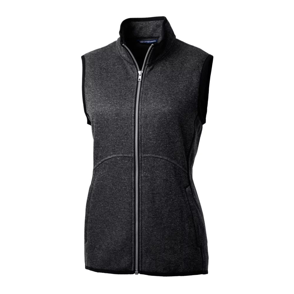 Gilet zippé pour femme en tricot Cutter & Buck Mainsail