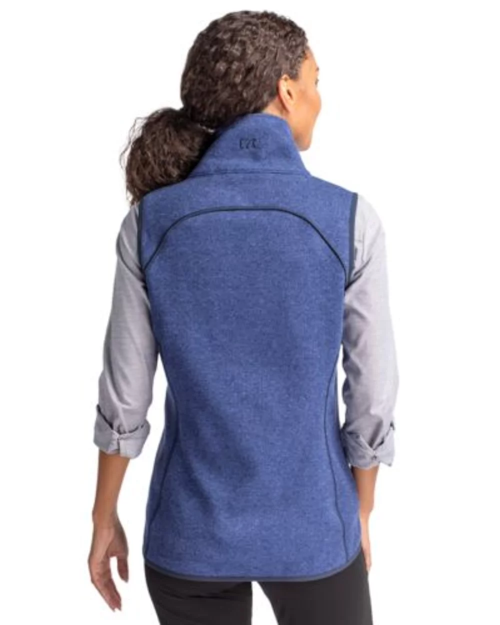 Cutter & Buck Mainsail Sweater Knit Womens Full Zip Vest