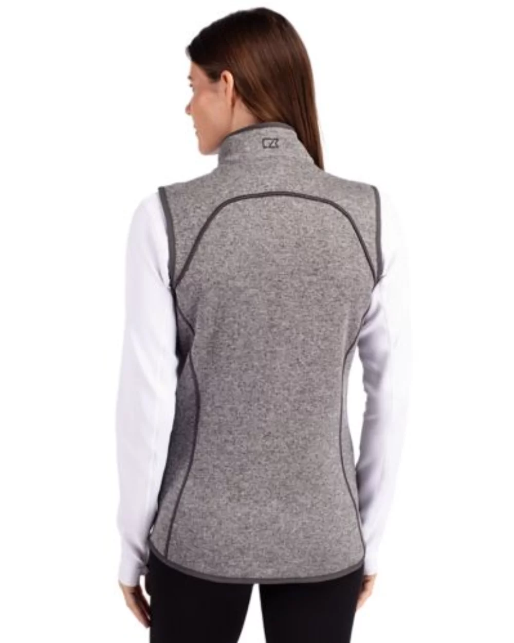 Gilet zippé pour femme en tricot Cutter & Buck Mainsail