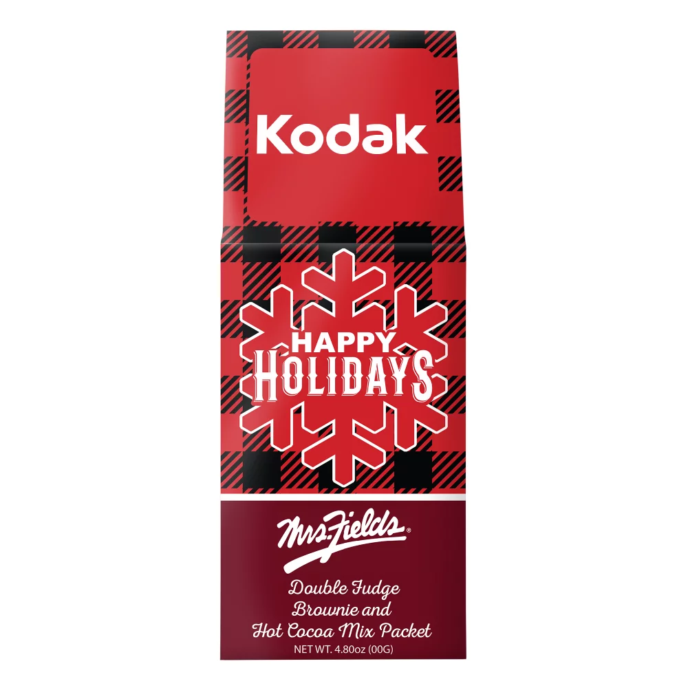 Mrs. Fields Brownie and Hot Cocoa in Gable Box