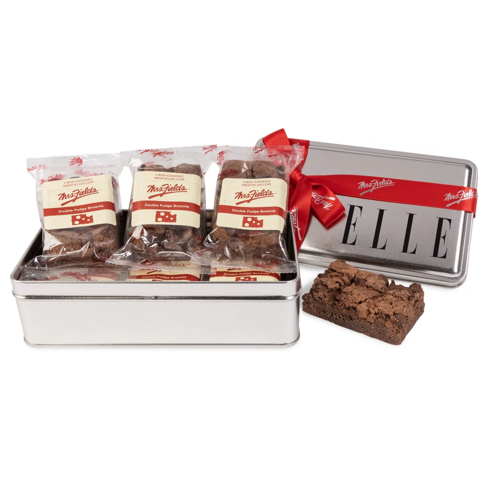 Boîte de 6 brownies au fudge double chocolat Mrs. Fields®