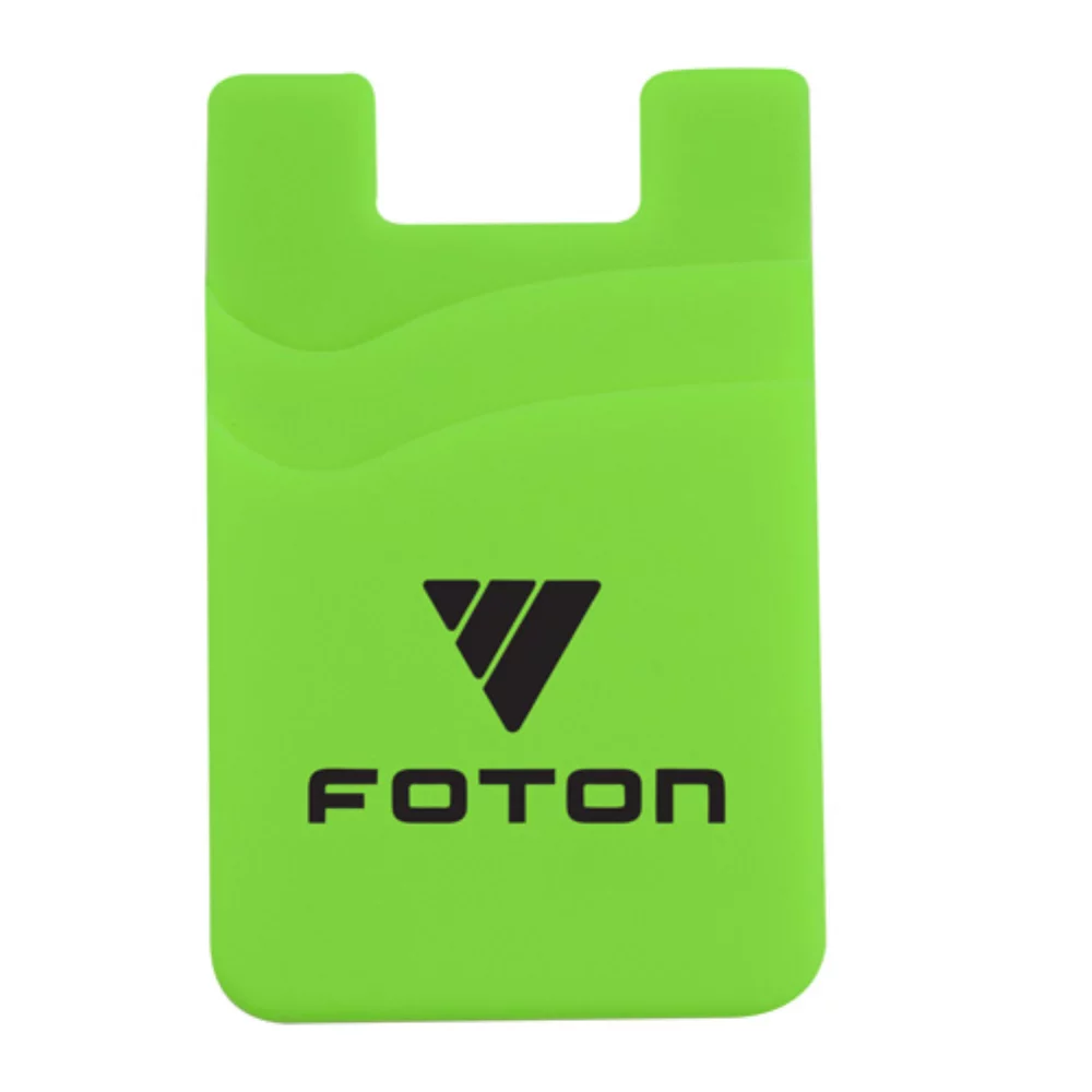 Portefeuille de téléphone en silicone à double poche