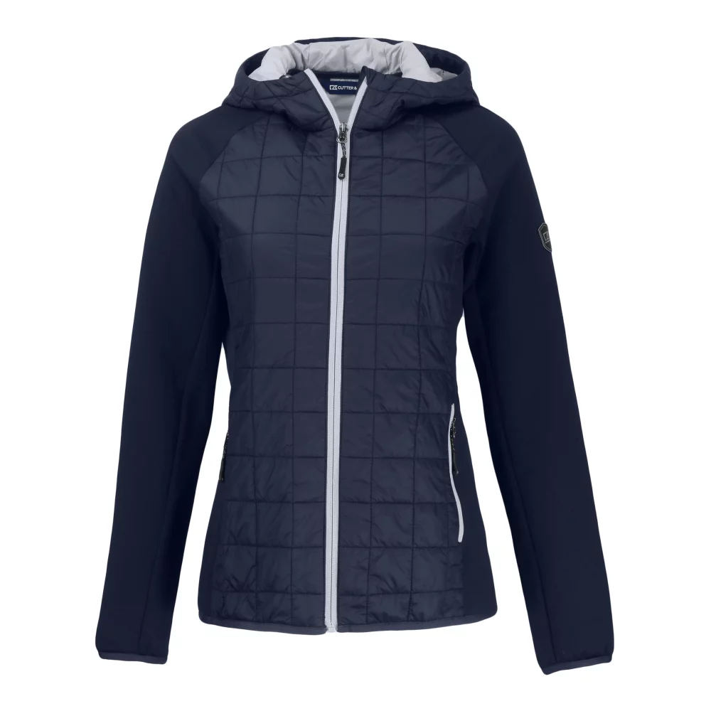 Cutter & Buck Rainier Primaloft Womens Eco Full Zip Hybrid Jacket