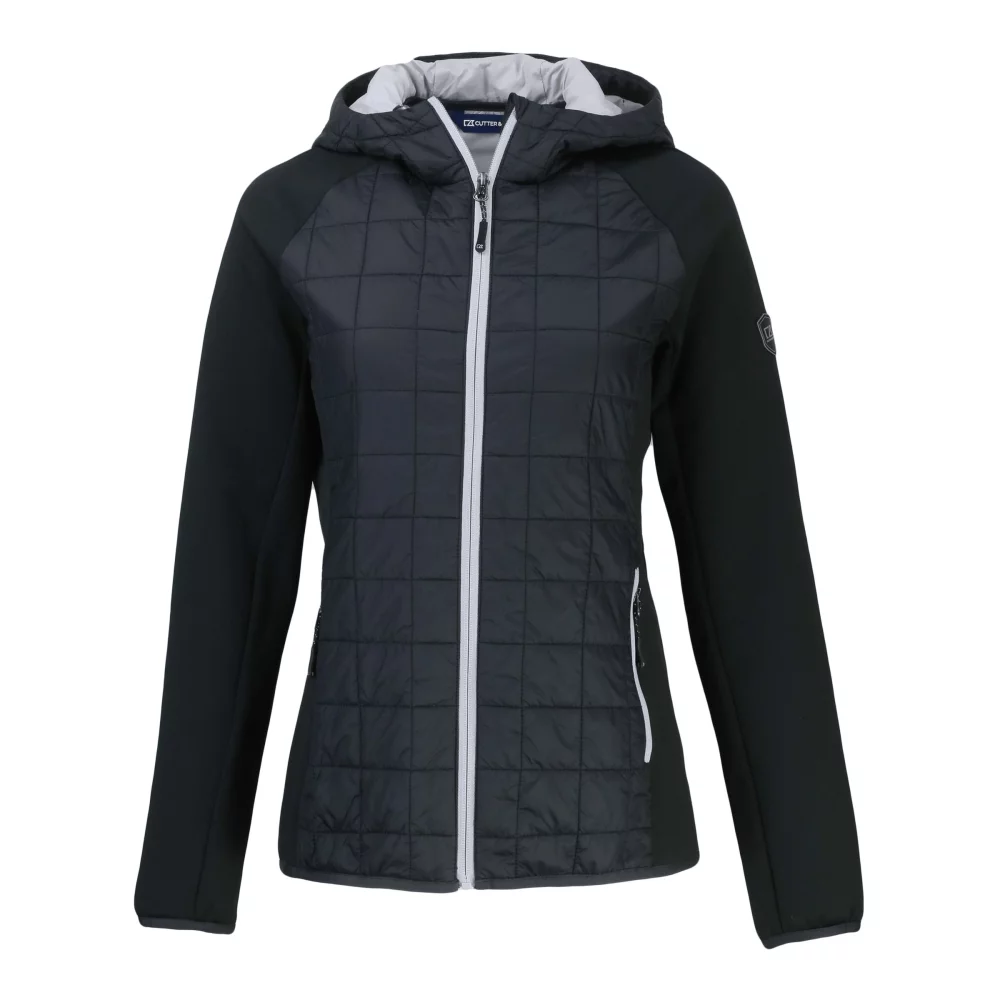 Veste hybride Cutter & Buck Rainier Primaloft pour femme avec fermeture éclair intégrale écologique