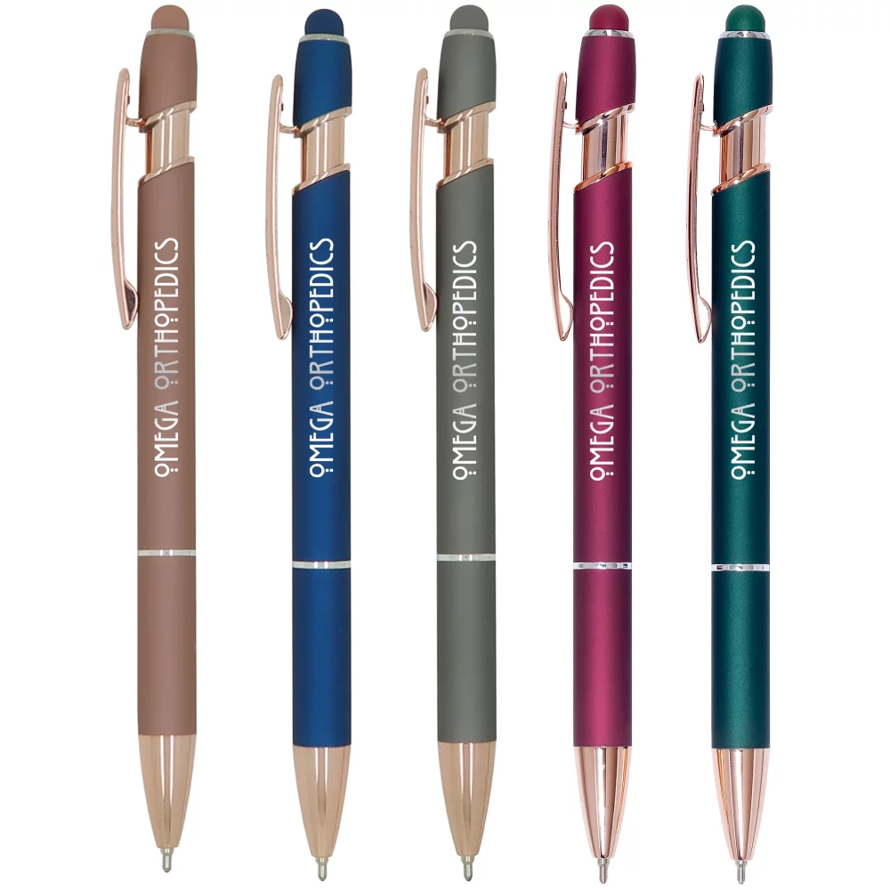 Stylo stylet Ultima avec accents en or rose