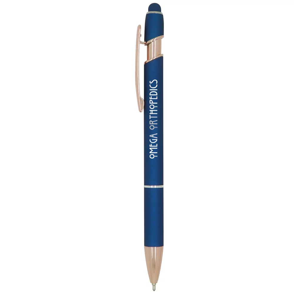 Stylo stylet Ultima avec accents en or rose