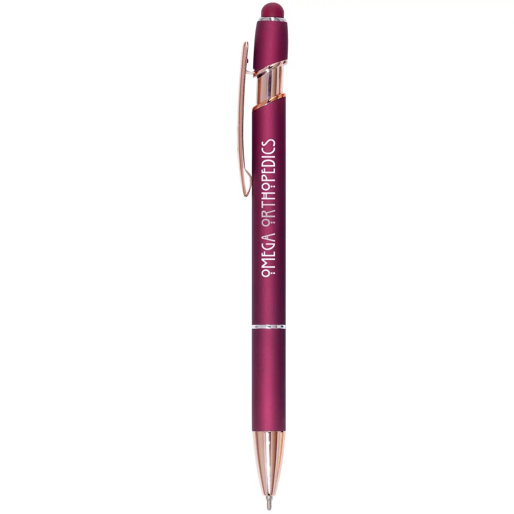 Stylo stylet Ultima avec accents en or rose
