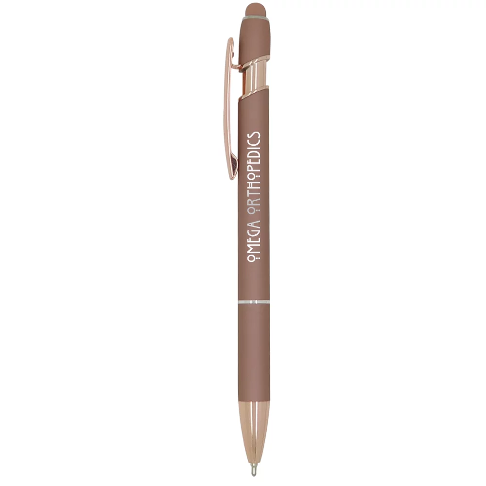 Stylo stylet Ultima avec accents en or rose