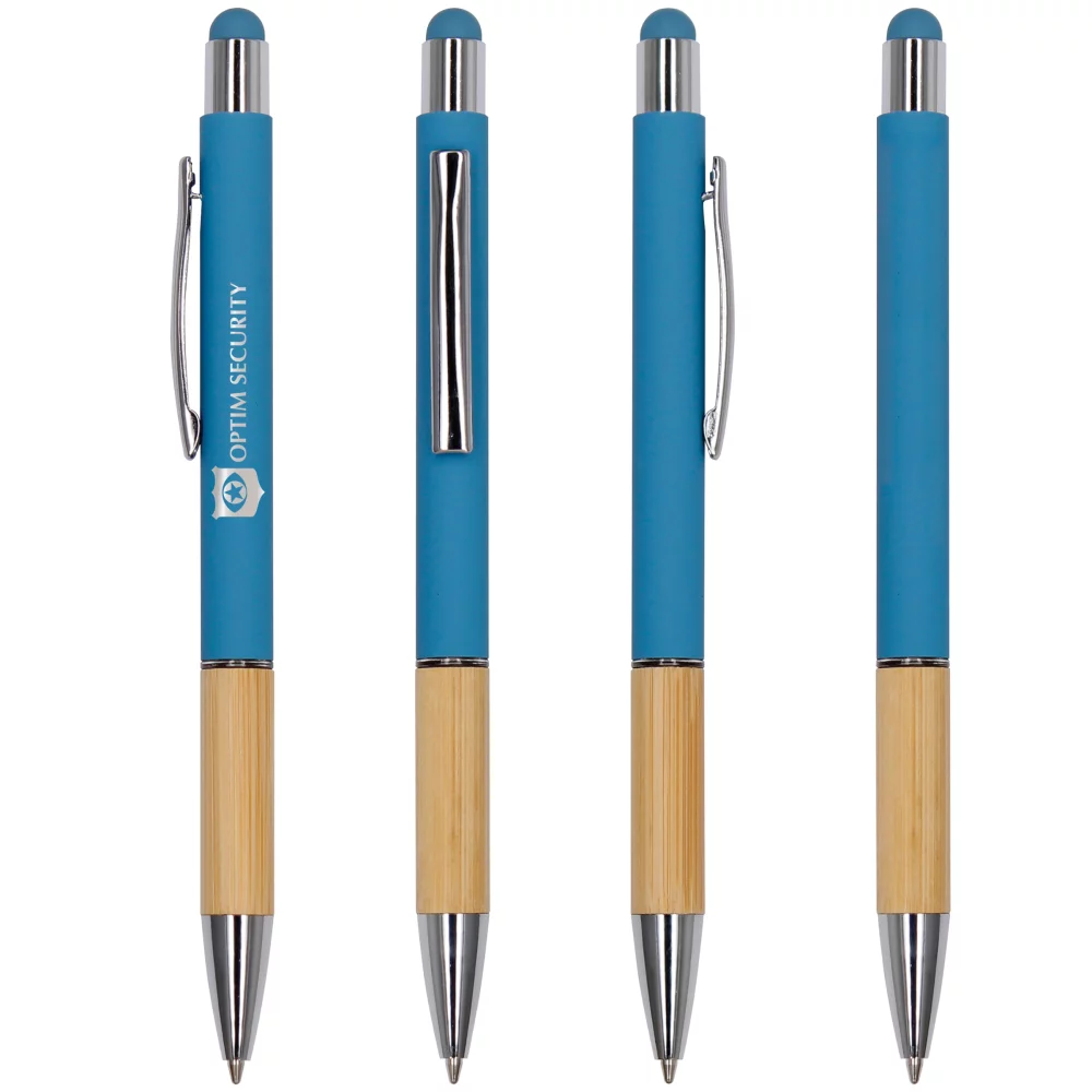 Stylo à stylet Saratoga Bamboo Grip