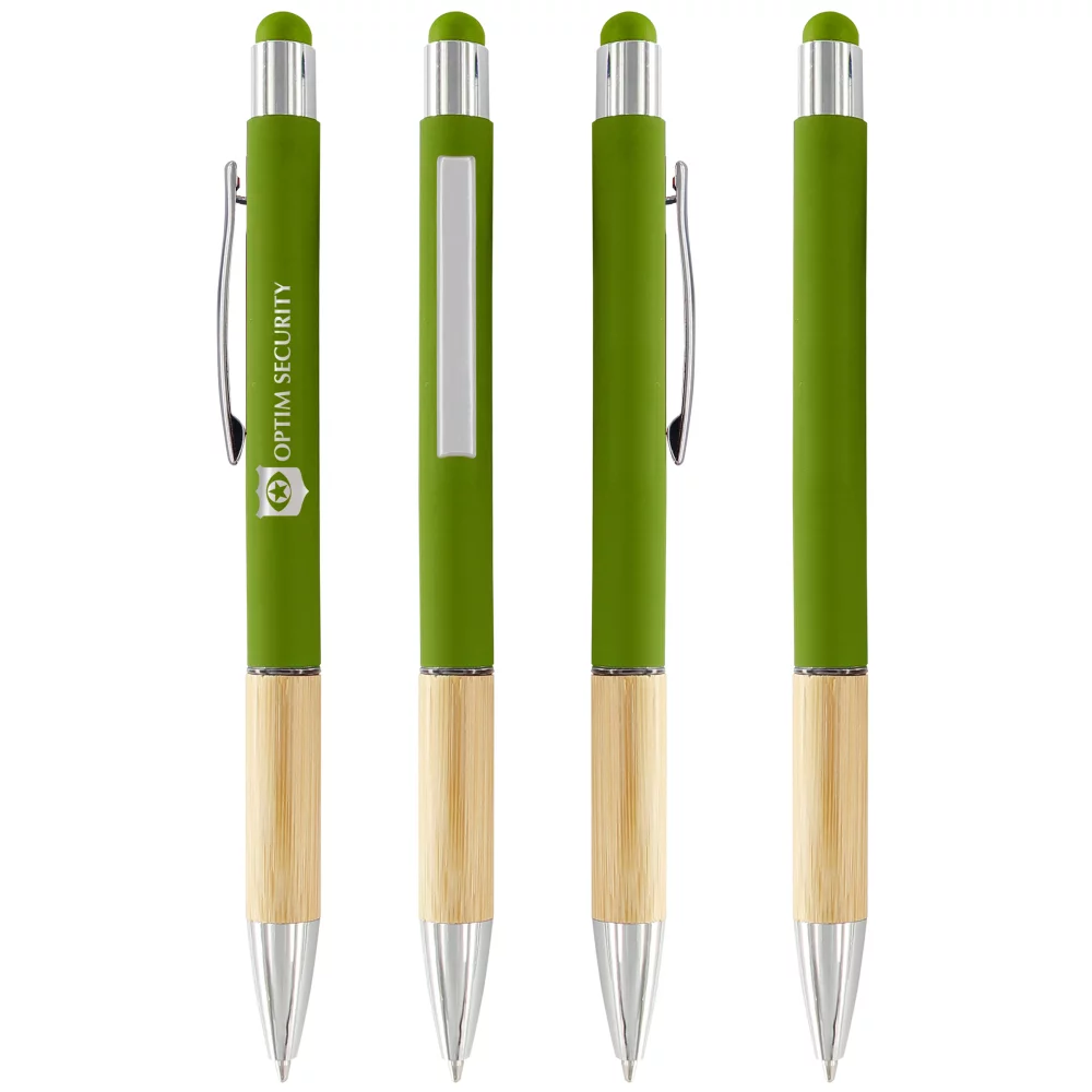 Stylo à stylet Saratoga Bamboo Grip