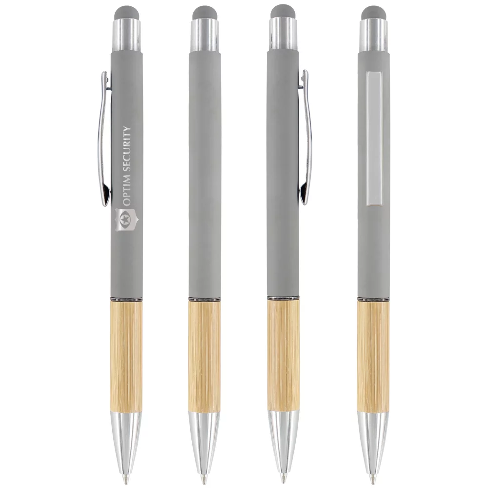 Stylo à stylet Saratoga Bamboo Grip