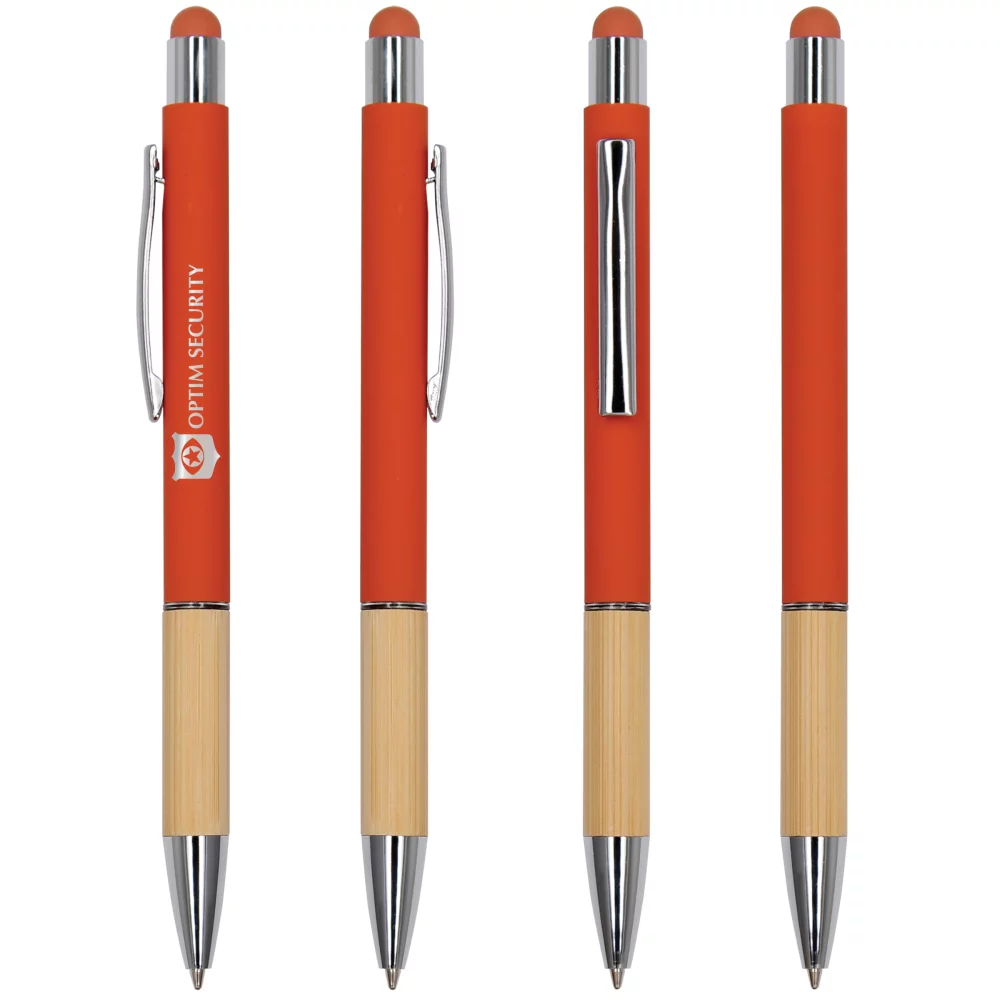 Stylo à stylet Saratoga Bamboo Grip
