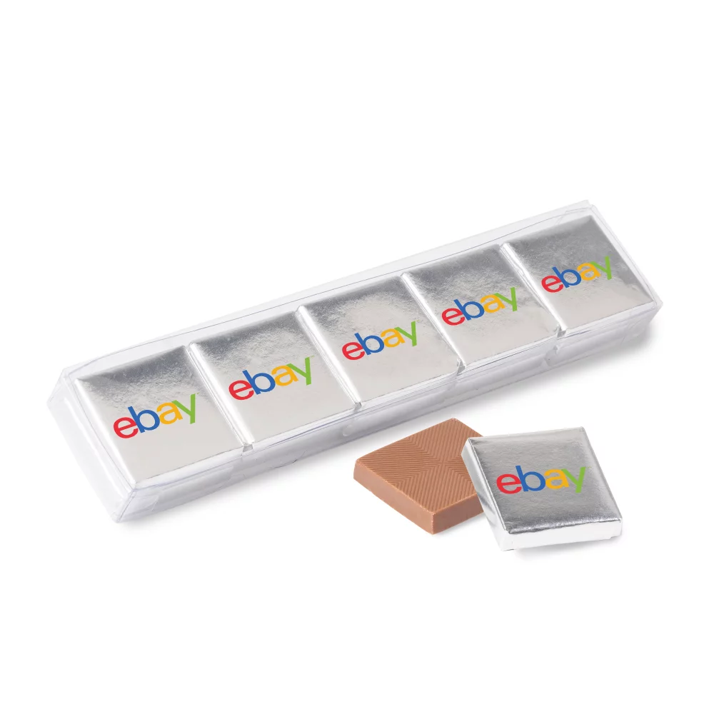 Ten Piece Chocolate Foiled Square Acetate- Full Color