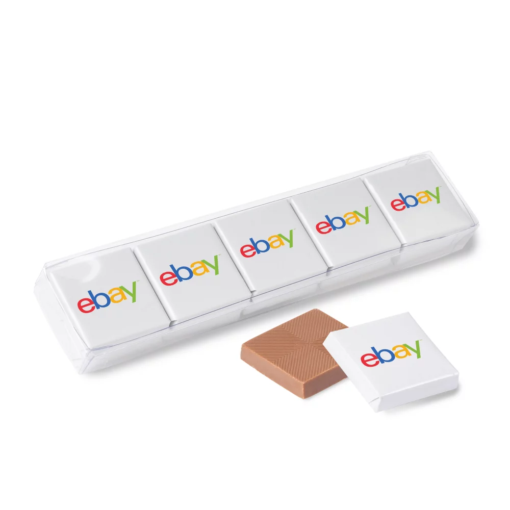 Ten Piece Chocolate Foiled Square Acetate- Full Color