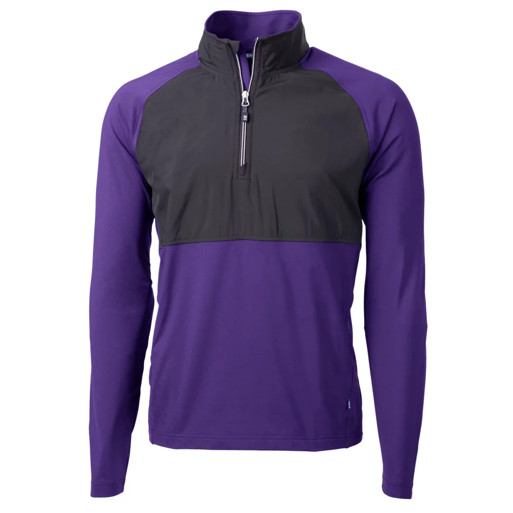 Cutter & Buck Adapt Eco Knit Hybrid Recycled Mens Quarter Zip