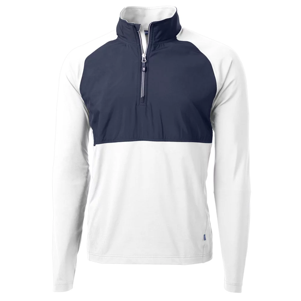 Cutter & Buck Adapt Eco Knit Hybrid Recycled Mens Quarter Zip