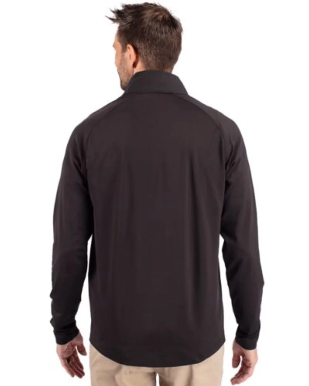 Cutter & Buck Adapt Eco Knit Hybrid Recycled Mens Quarter Zip