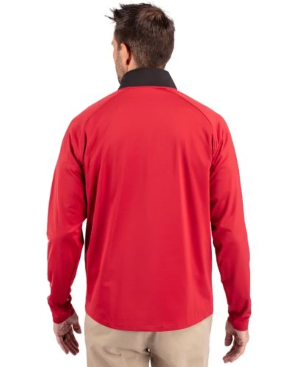 Cutter & Buck Adapt Eco Knit Hybrid Recycled Mens Quarter Zip