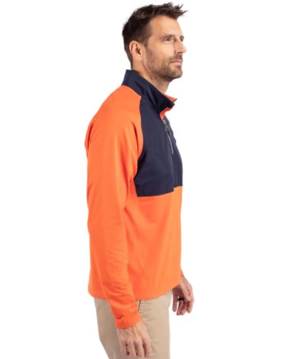 Cutter & Buck Adapt Eco Knit Hybrid Recycled Mens Quarter Zip