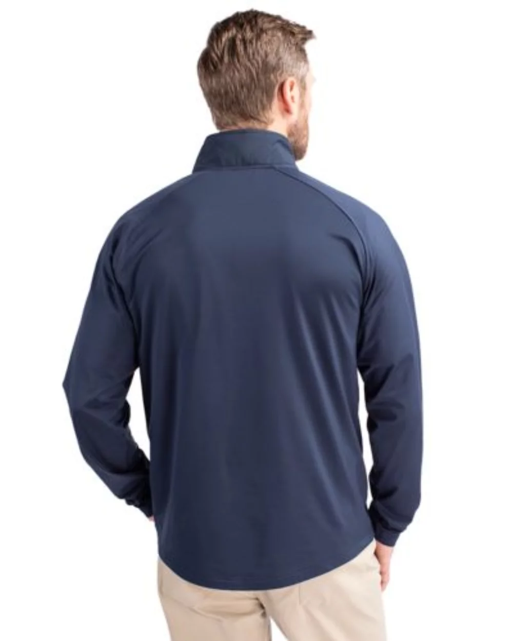 Cutter & Buck Adapt Eco Knit Hybrid Recycled Mens Quarter Zip