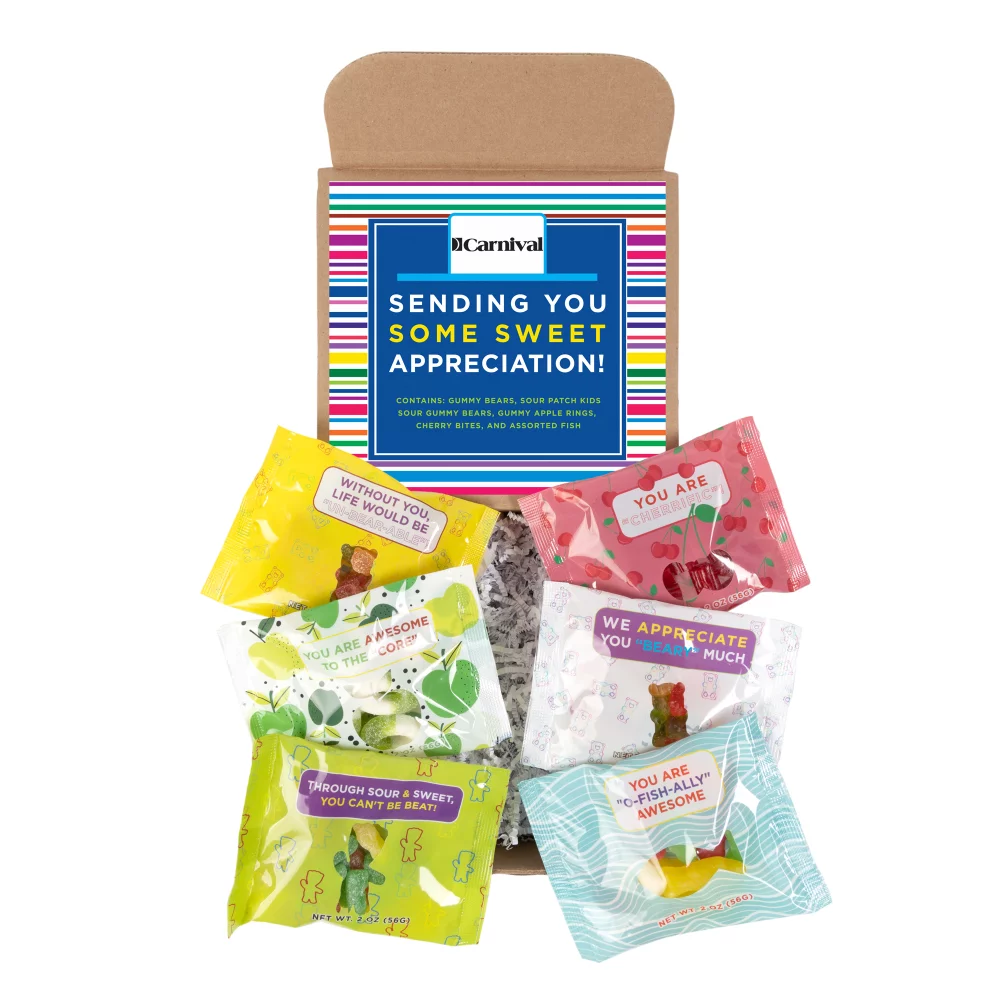 Bonbon gélifié d'appréciation sucrée