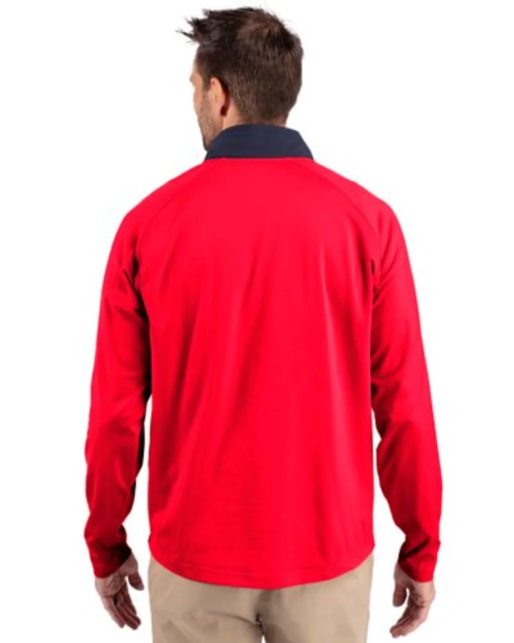 Cutter & Buck Adapt Eco Knit Hybrid Recycled Mens Quarter Zip