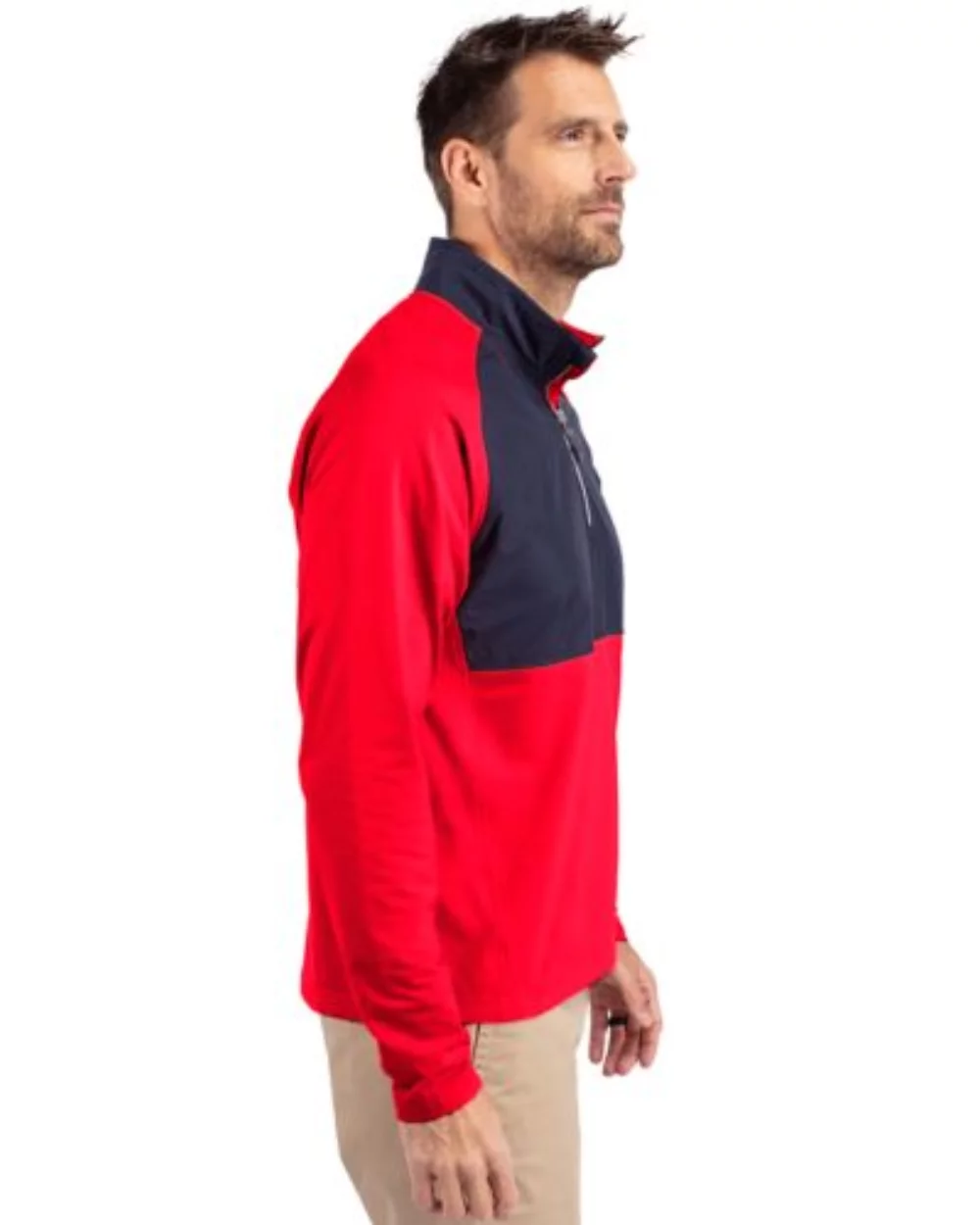Cutter & Buck Adapt Eco Knit Hybrid Recycled Mens Quarter Zip