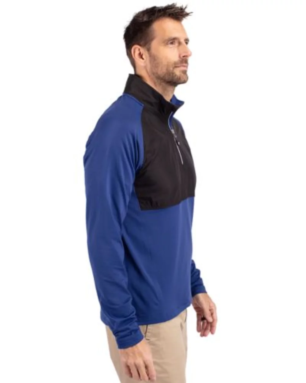 Cutter & Buck Adapt Eco Knit Hybrid Recycled Mens Quarter Zip