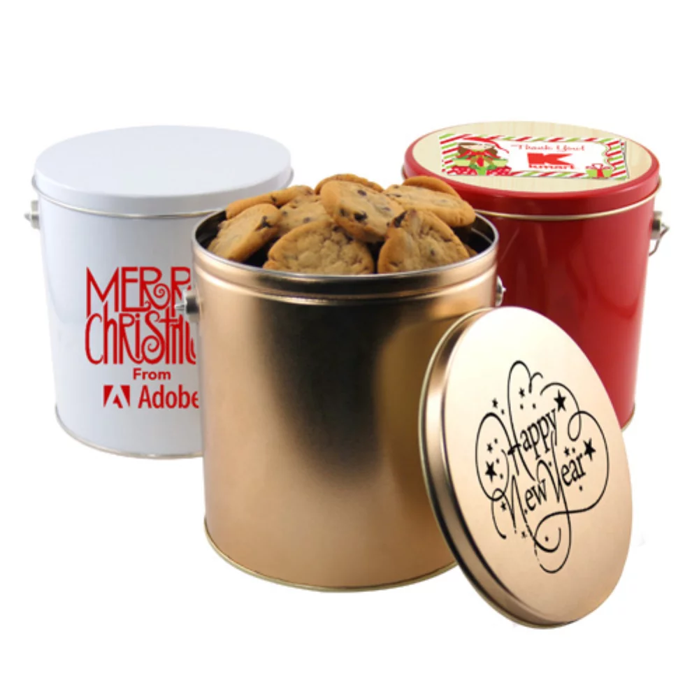 Boîte-cadeau d'1 gallon avec des cookies