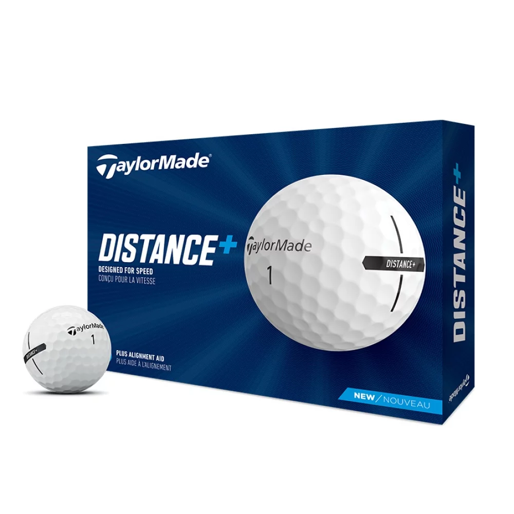 Balles de golf TaylorMade® Distance+ (1 douzaine)