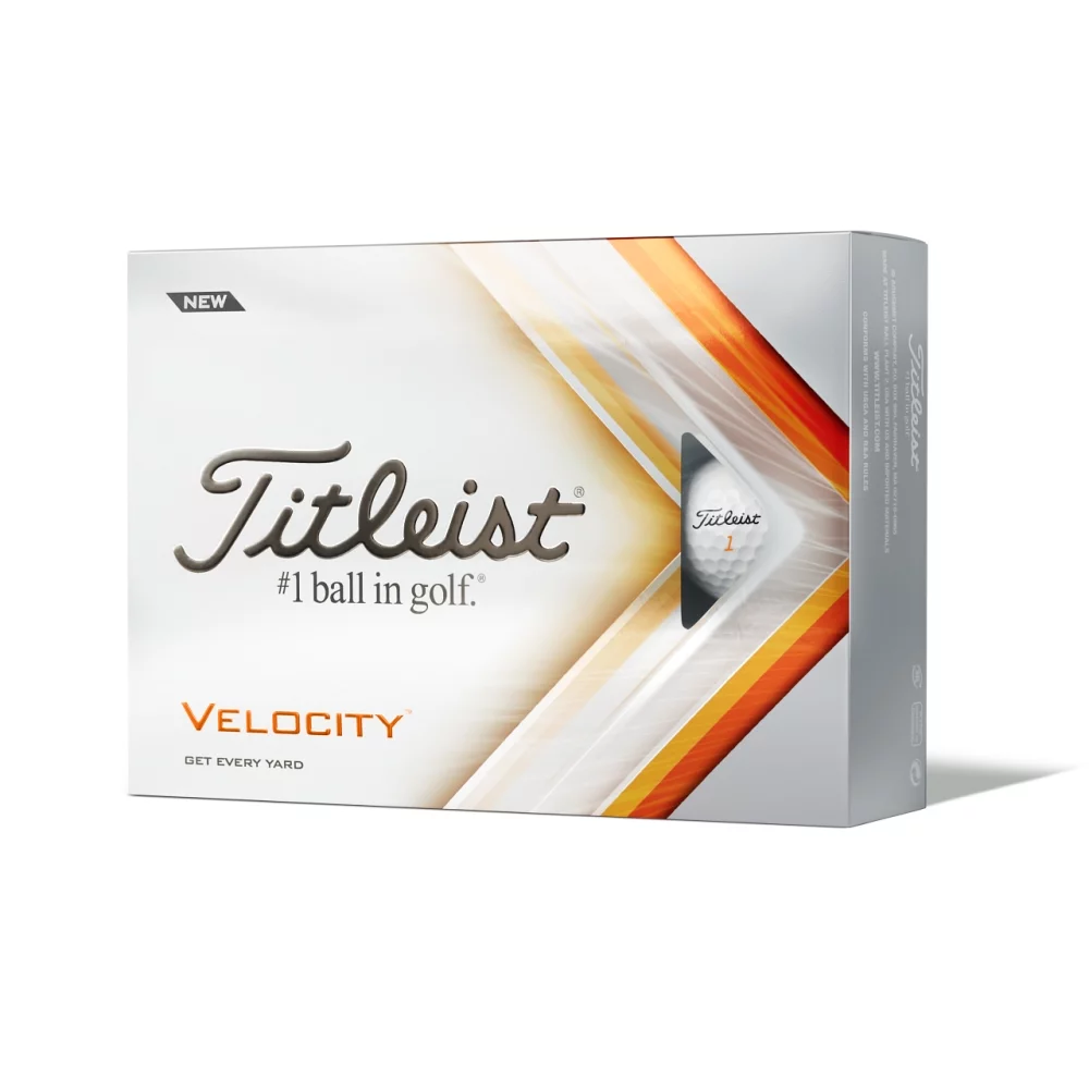 Balles de golf Titleist® Velocity™ en paquet de 12